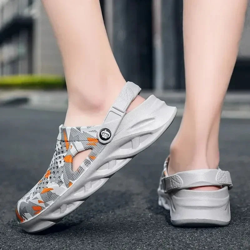 Flat sandals men's shoes EVA slippers garden platform sandals men's summer sandals new men's sports shoes outdoor home shoes