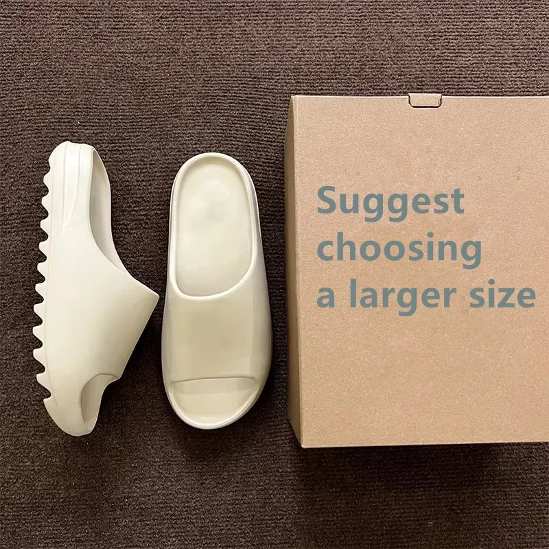 Women Men Slippers Fashion EVA Slides 2025 Summers Outdoor Beach Sandals Women Casual Shoes Man Flip-flops Men's Sandal